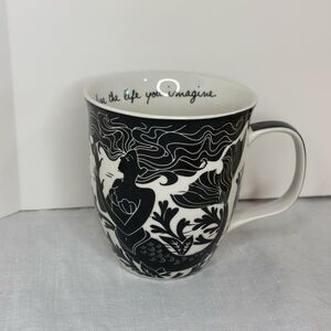 Karma Black and White Mermaid Mug